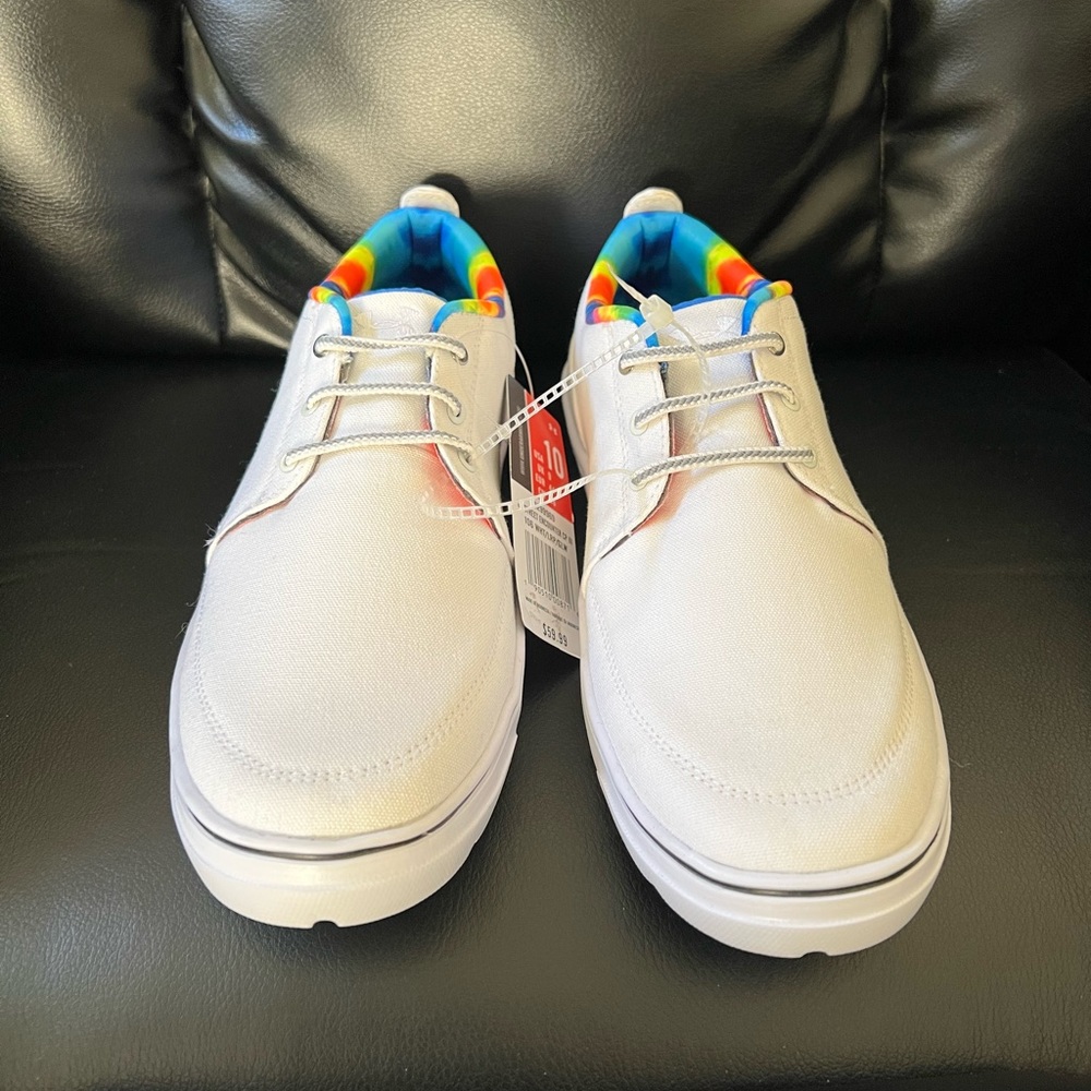 SOLD Mens size 10 UA Street Encounter slip on boat shoes sneakers Under Armour